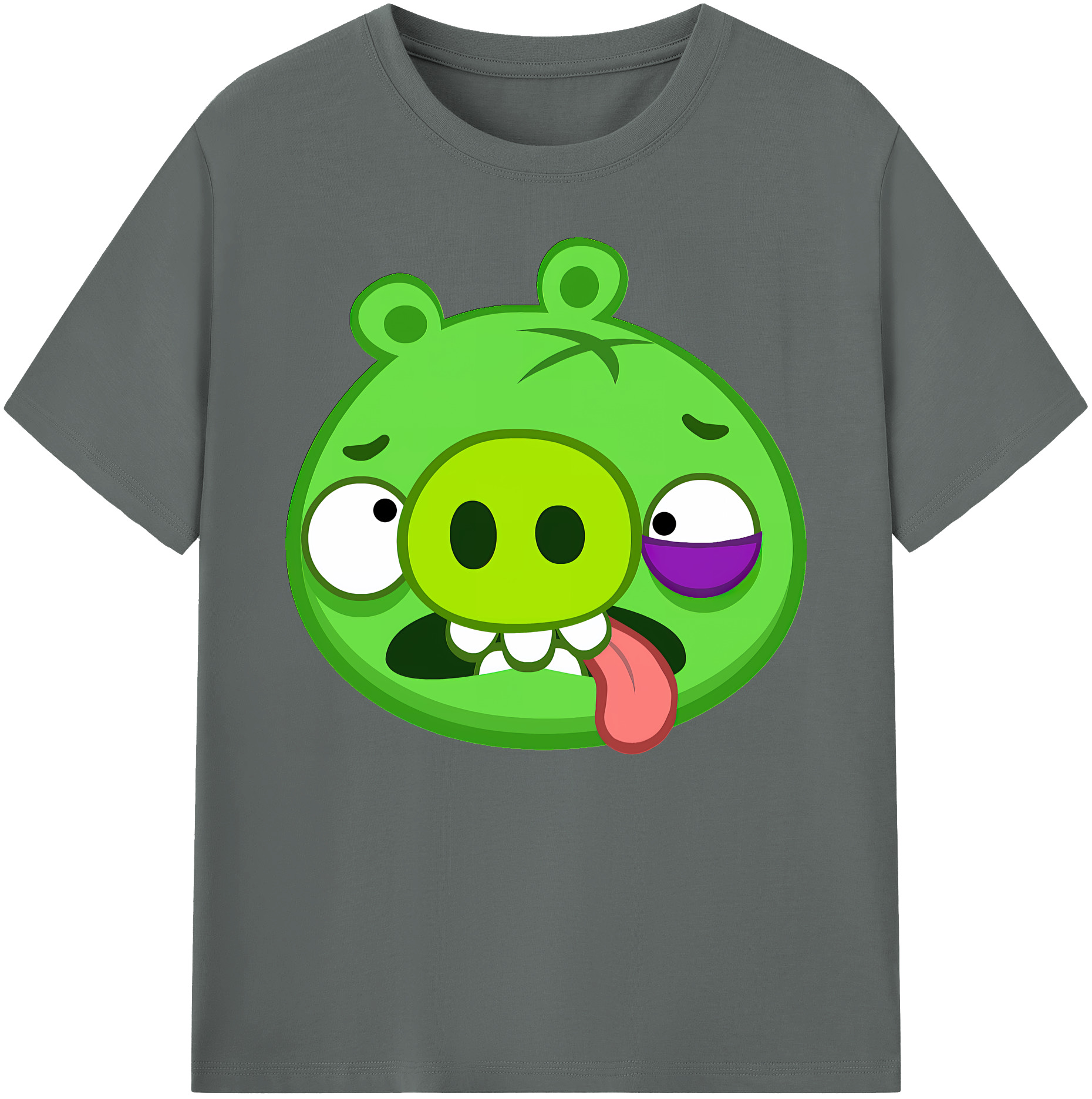 （画像用） Angry Birds アングリーバード 綿100％ メンズ半袖Tシャツ｜肌触りやわらか＆通気性